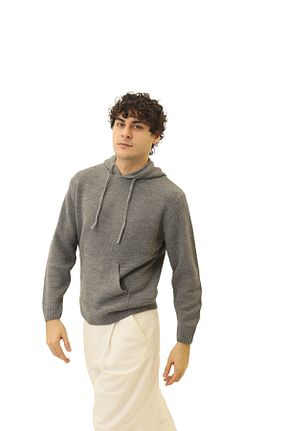 سوئیشرت طوسی مردانه ساده RTD&VLD - کد 867391713