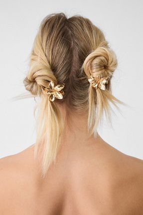 گیره سر زرد زنانه Stradivarius - کد 867402348