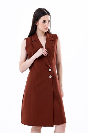 کت قهوه ای زنانه رگولار Sense - کد 867399586