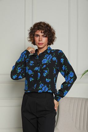 پیراهن مشکی زنانه رگولار Butik - کد 868459981