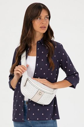 کیف کمری بژ زنانه مخلوط پلی استر U.S. Polo Assn. - کد 834428415