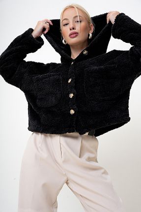 کاپشن مشکی زنانه رگولار VAGGON - کد 867168980