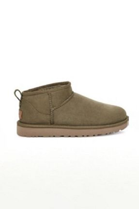 بوت / نیم بوت قهوه ای زنانه چرم خالص UGG - کد 151662634