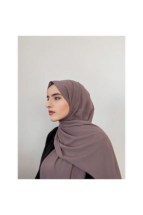شال قهوه ای زنانه Medine İpeği Pasha - کد 866025779