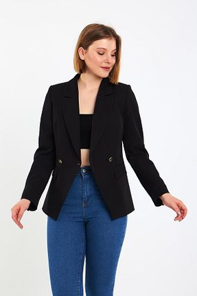 کت مشکی زنانه رگولار Blue Black - کد 738209168
