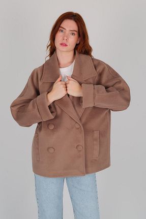 کت قهوه ای زنانه رگولار FACETTE - کد 866047155