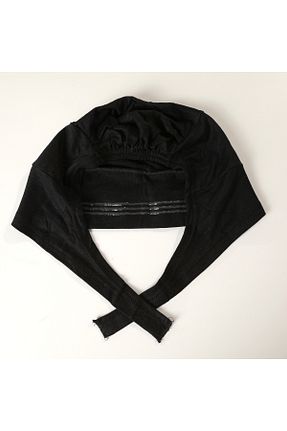 کلاه شنای حجاب مشکی زنانه Melodi Scarf - کد 866079234
