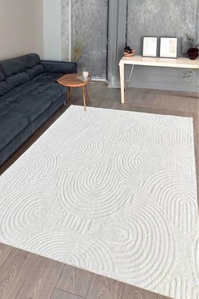 فرش سفید آنتی آلرژی GRİ HOME HALI - کد 795357556
