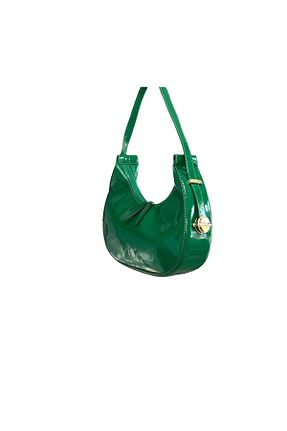 کیف دوشی سبز زنانه چرم مصنوعی EVASİM - کد 866079553