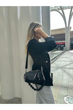 کیف دوشی مشکی زنانه چرم مصنوعی Madison - کد 861137427