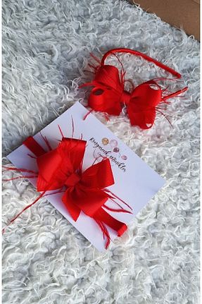 تاج قرمز زنانه فلزی Rengarenk Minikler - کد 194474173