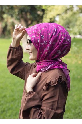 شال صورتی زنانه پنبه پلی استر MODA - کد 866562066