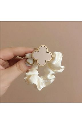 گیره سر سفید زنانه ساتن bej jewelry - کد 866164597