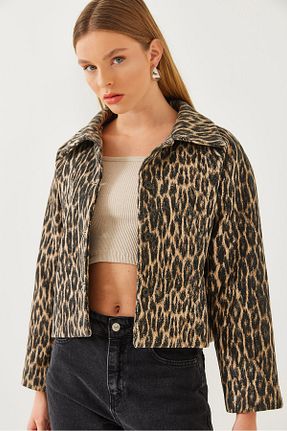 کت قهوه ای زنانه Straight Bianco Lucci - کد 866192926