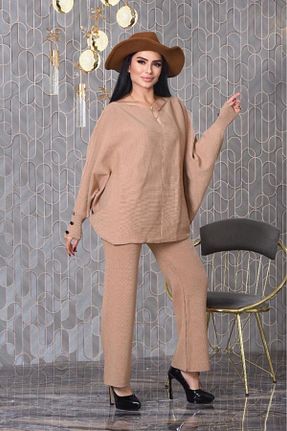 پانچو قهوه ای زنانه Favv Club - کد 866189714