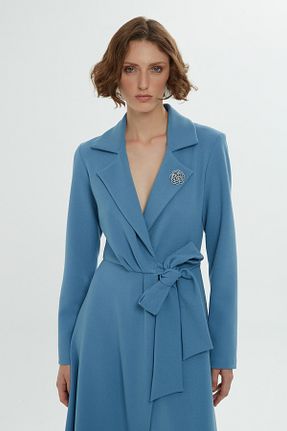 لباس آبی زنانه بافتنی GIZIA - کد 866187976