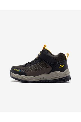 کفش اسنیکر قهوه ای بچه گانه بند دار Skechers - کد 866322717