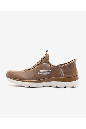 کفش پیاده روی قهوه ای زنانه پارچه ای Skechers - کد 865654114