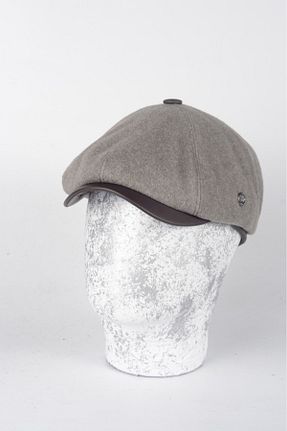 کلاه بژ مردانه پشمی Armalı Şapka - کد 866220566