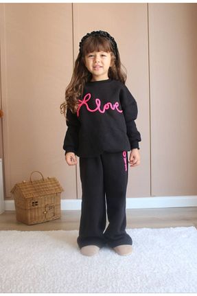 ست بالاتنه و پائین تنه مشکی بچه گانه بافتنی Seakids - کد 865853976