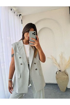 ست بالاتنه و پائین تنه طوسی زنانه بافتنی Trend Marfa - کد 866331228