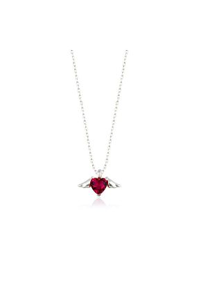 گردنبند نقره سفید زنانه 925 عیار Marshmello Silver & Jewelry - کد 470998054