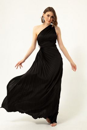 لباس مجلسی و فارغ التحصیلی مشکی زنانه پلی استر Lafaba - کد 713448368