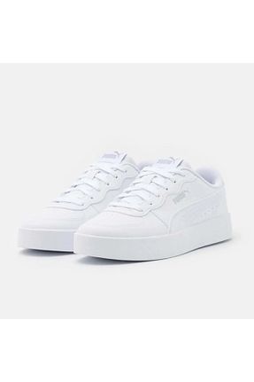 کفش اسنیکر سفید زنانه بند دار Puma - کد 866363476