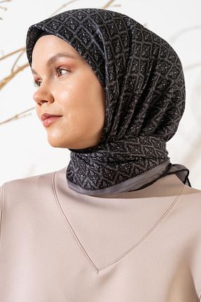 روسری مشکی پلی استر JAWEL - کد 866294980