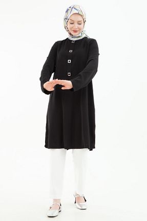 تونیک حجاب مشکی زنانه ویسکون Armine TREND - کد 825936829