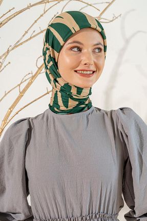 روسری سبز پلی استر JAWEL - کد 866310032