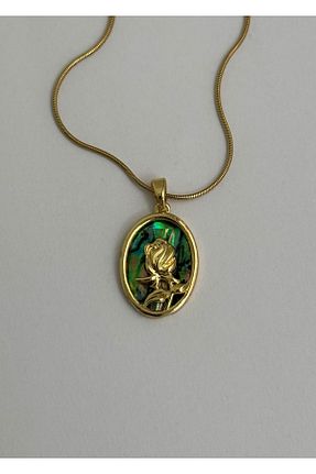 گردنبند استیل ( فولاد ) طلائی زنانه استیل (فولاد) KİLİGİSTANBUL - کد 865246500