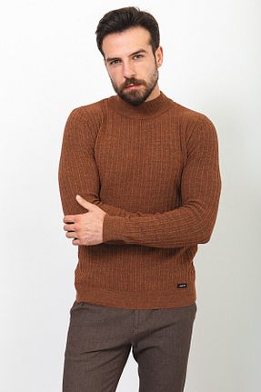 پلیور قهوه ای مردانه Saç Örgü Mcr - کد 322429230