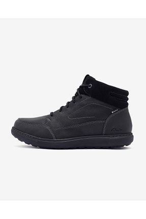 بوت / نیم بوت مشکی مردانه چرم خالص CLARKS - کد 866318305