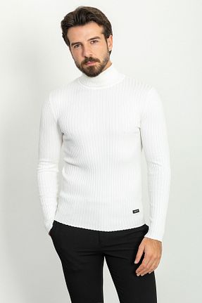 پلیور نباتی مردانه اسلیم فیت Mcr - کد 381471198