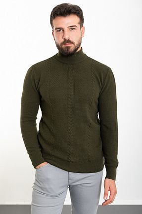 پلیور خاکی مردانه Saç Örgü Mcr - کد 767304275
