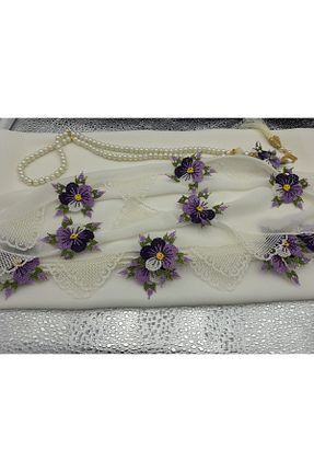 روسری بژ کرپ DETAY SEDYE ÖRTÜLERİ - کد 866324174