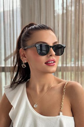 عینک آفتابی مشکی زنانه 50 By Harmony - کد 866323832