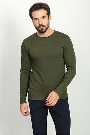 تیشرت خاکی مردانه اسلیم فیت Mcr - کد 342818783