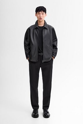 کت مشکی مردانه Comfort Massimo Dutti - کد 866348162