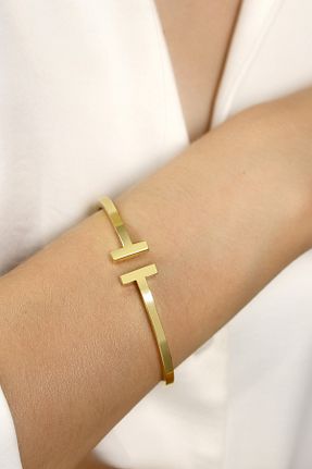 دستبند طلا زرد زنانه 14 عیار Altınkesesi - کد 864973673