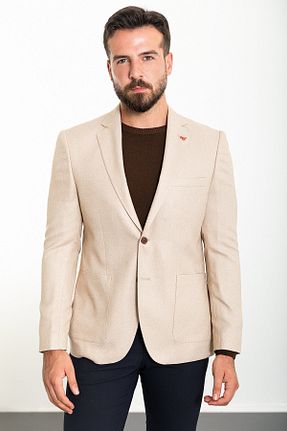 کت طوسی مردانه اسلیم فیت Mcr - کد 770370753