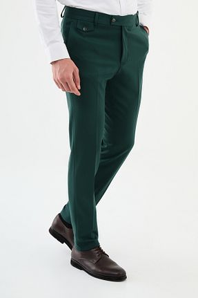 شلوار سبز مردانه پلی ویسکون Mcr - کد 859933926