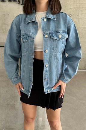 کت آبی زنانه اورسایز XRAY JEANS - کد 866378925