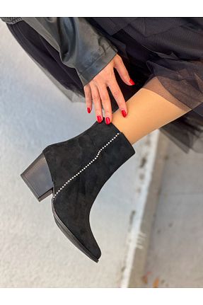 بوت / نیم بوت مشکی زنانه جیر irmona - کد 866374789