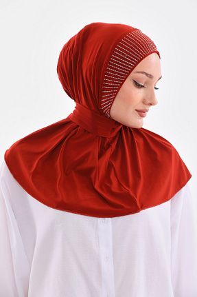 شال زرشکی زنانه پنبه پلی استر Freeista - کد 866373001