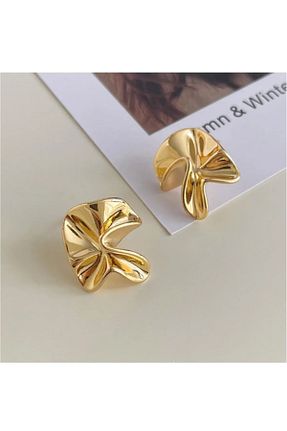 گوشواره جواهر طلائی فلزی MioArt - کد 866384120