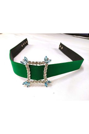 کمربند سبز زنانه asillaksesuar - کد 866385750
