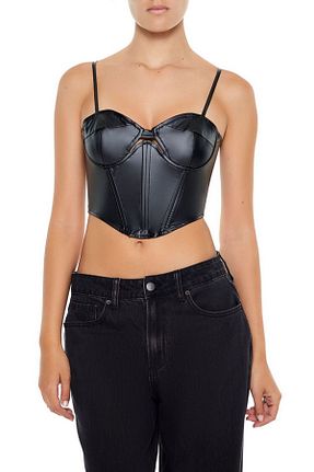 بلوز مشکی زنانه رگولار Forever 21 - کد 866706837