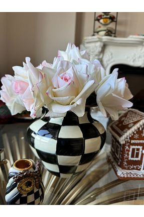 گل خشک و مصنوعی صورتی Hatice sakallı design - کد 866374487